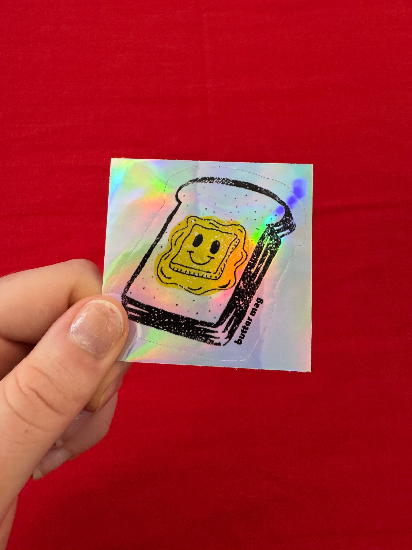 stay toasty holographic
