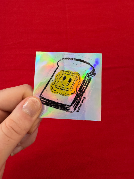 stay toasty holographic